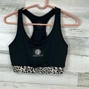 BUC-EE'S Cheetah Sports Bra Women’s Size XL